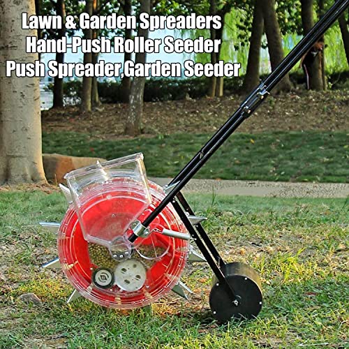 Sembradora manual tipo rodillo para jardín y césped miniatura 2