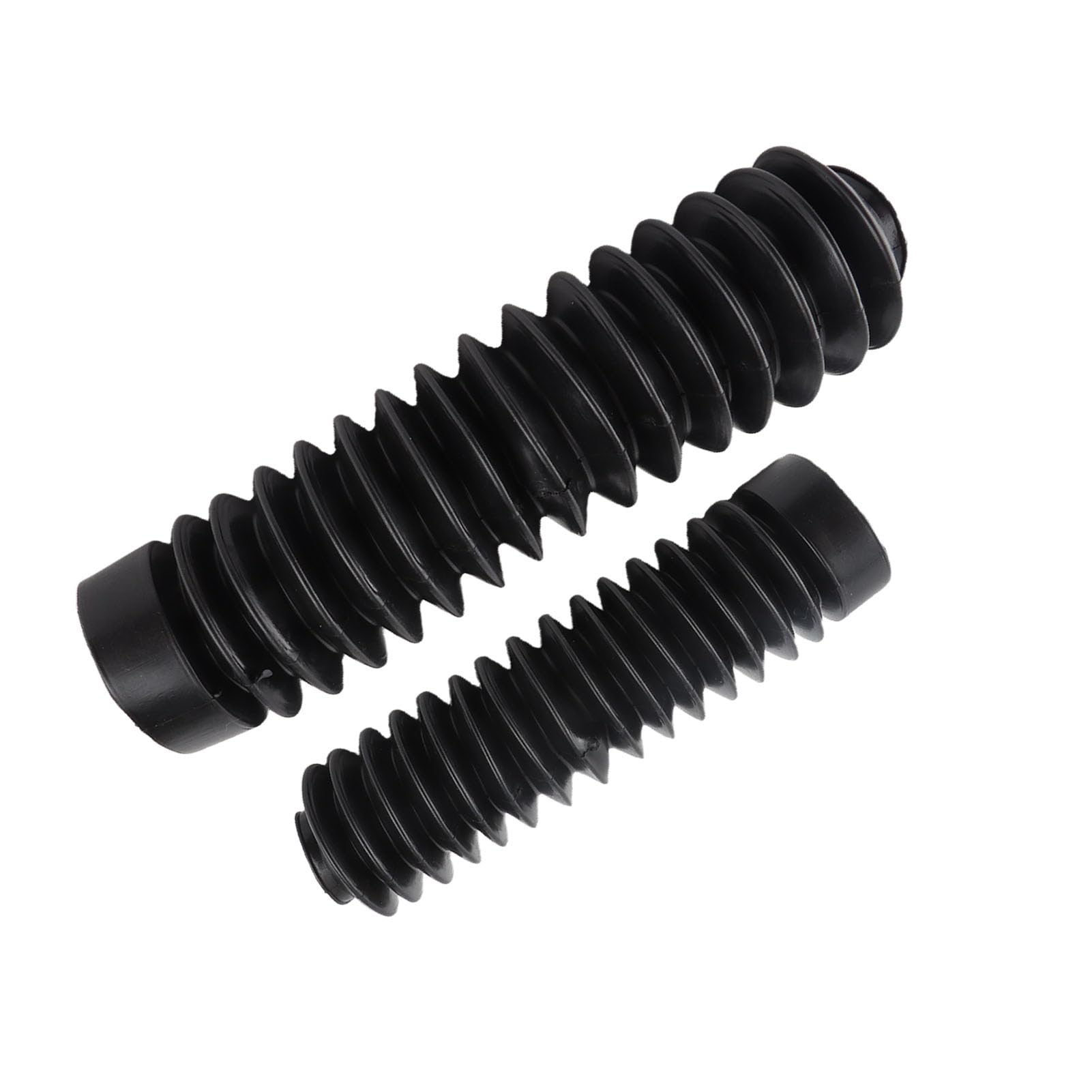 Lot de 2 soufflets de moto en caoutchouc pour fourche de moto