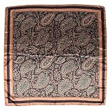 Genérico Mantones De Baratos Bufandas Mujer Elegantes Lana Pañuelo Estampado con Estampado de Flores de anacardo de Primavera y Verano para Mujer Fulares Mujer Bodas Pañuelos Mujer (Coffee, One Size)