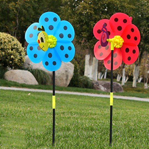 ruiruiNIE 3D Insect Windmill Windsock Wind Spinner Kids Toys Yard Garden Decor Outdoor