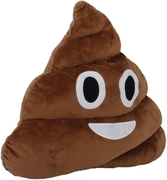 JcvPot Kackhaufen Kissen - 30cm Weiches Kuscheltier, Lustiger Scherzartikel, Emoji Design Für Kinder