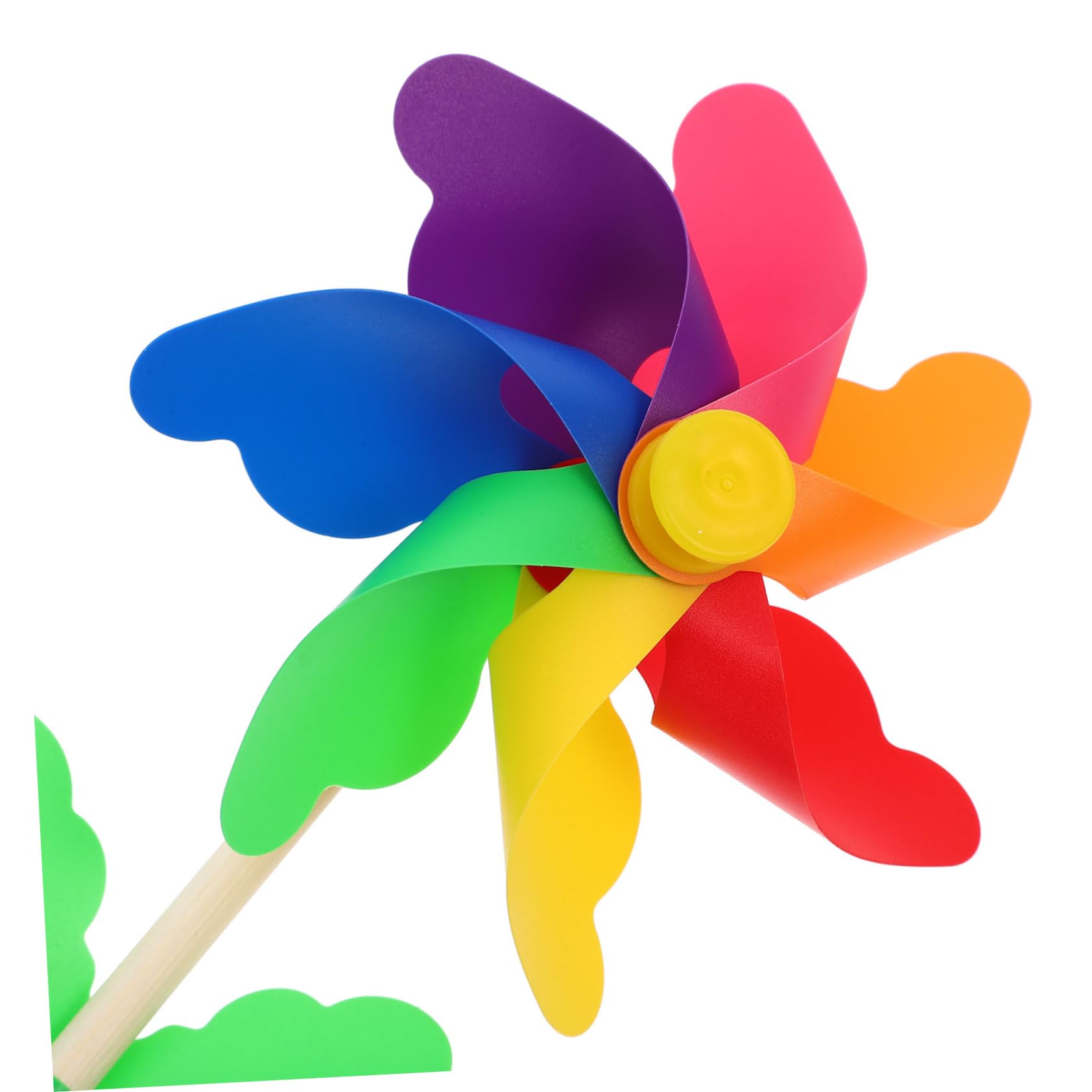 VICASKY Girandole Colorate da Giardino 12 Pezzi in Plastica Leggere e Facili da Tenere per Decorazioni Esterne e Giochi per Bambini