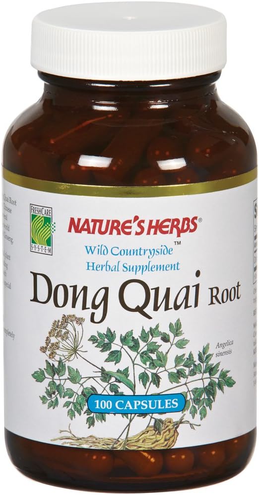 Nature's Herbs Dong Quai Root, 100 capsules Health