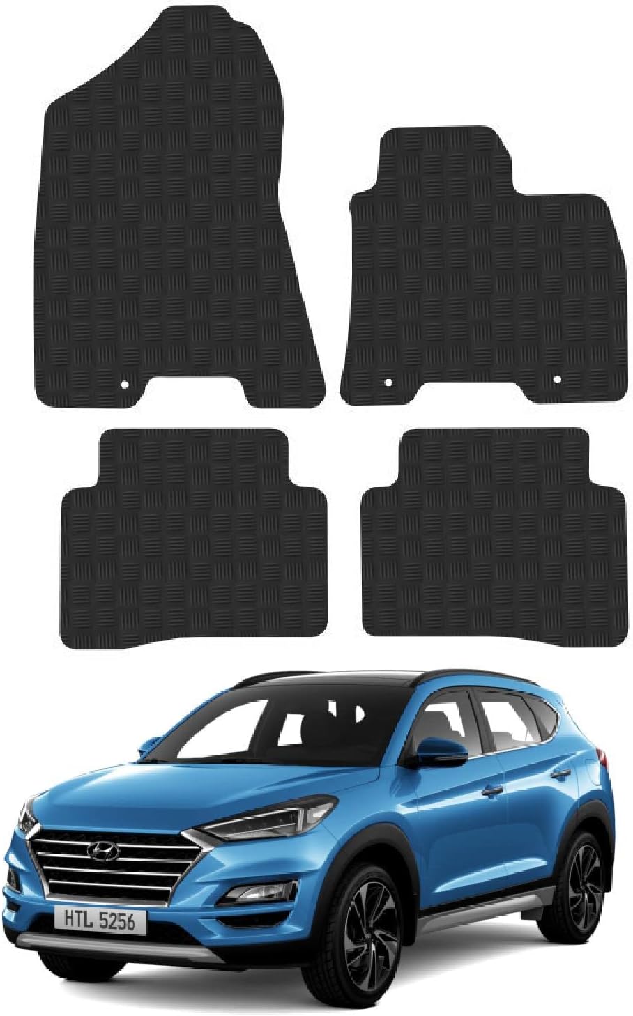 Car Mats for Hyundai Tucson (20152021) [Hook Floor Fixing] Tailored