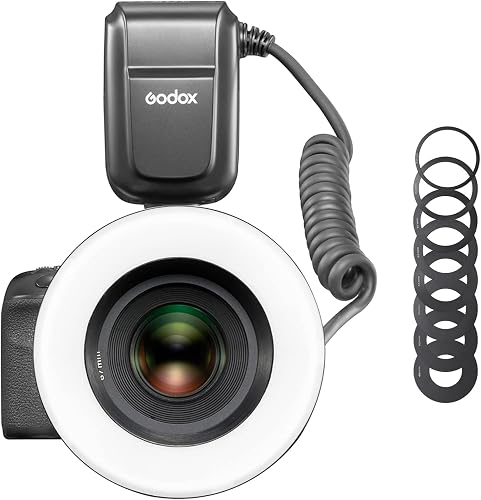 Godox MF-R76 Macro Ring Flash USA, black