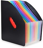 Vista 7 de Marte Vanci Carpetas expandibles para almacenamiento de documentos, 13 bolsillos, organizador de papel A4, tamaño carta, para escuela, oficina