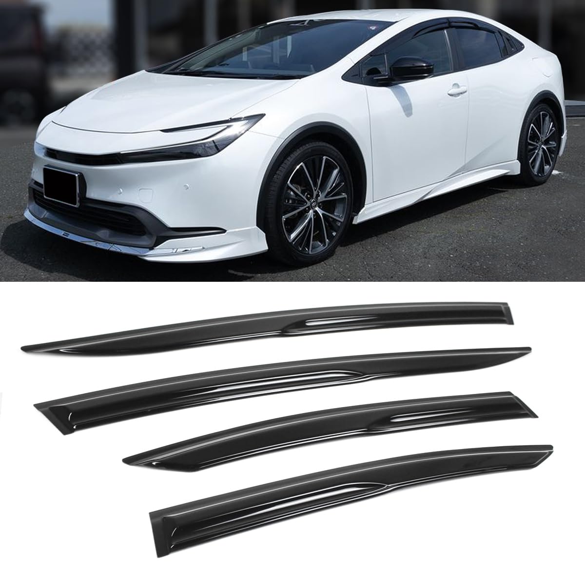 Amazon.com: Fits for 2023-2026 Prius XW60 JDM 3D Wavy Mugen Style