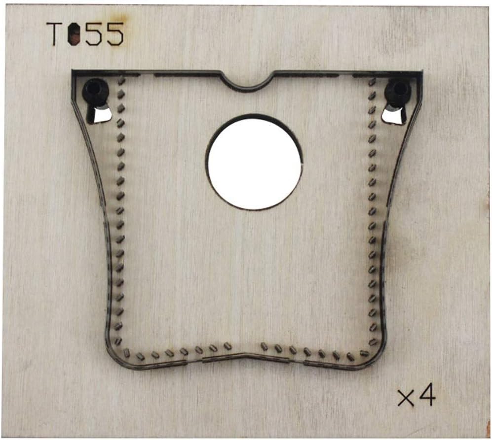 WellieSTR Japan Steel Blade Cigarette Lighter Leather Cutting Die Papercraft Paper Art Tool Die Cutting Machine Diy Handicraft Cutter Lighter (with stitch hole)