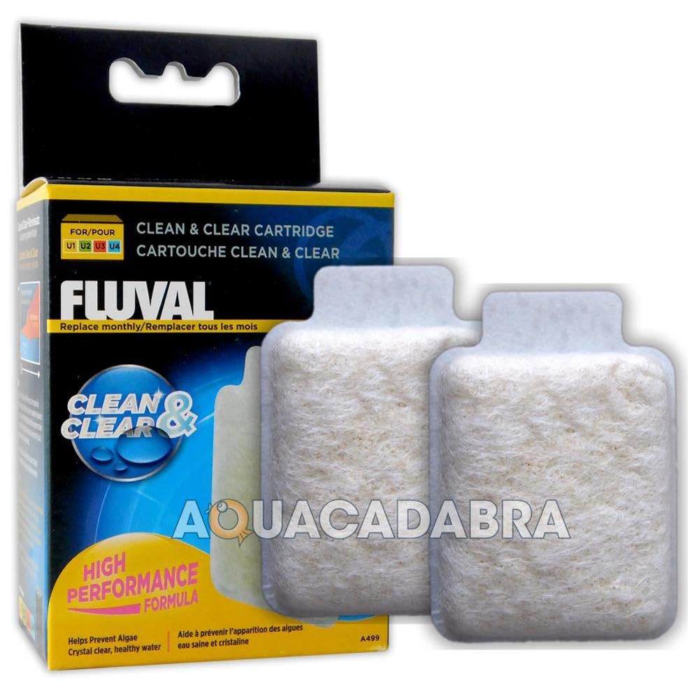 Fluval U Internal Filters Clean and Clear Cartridge, White