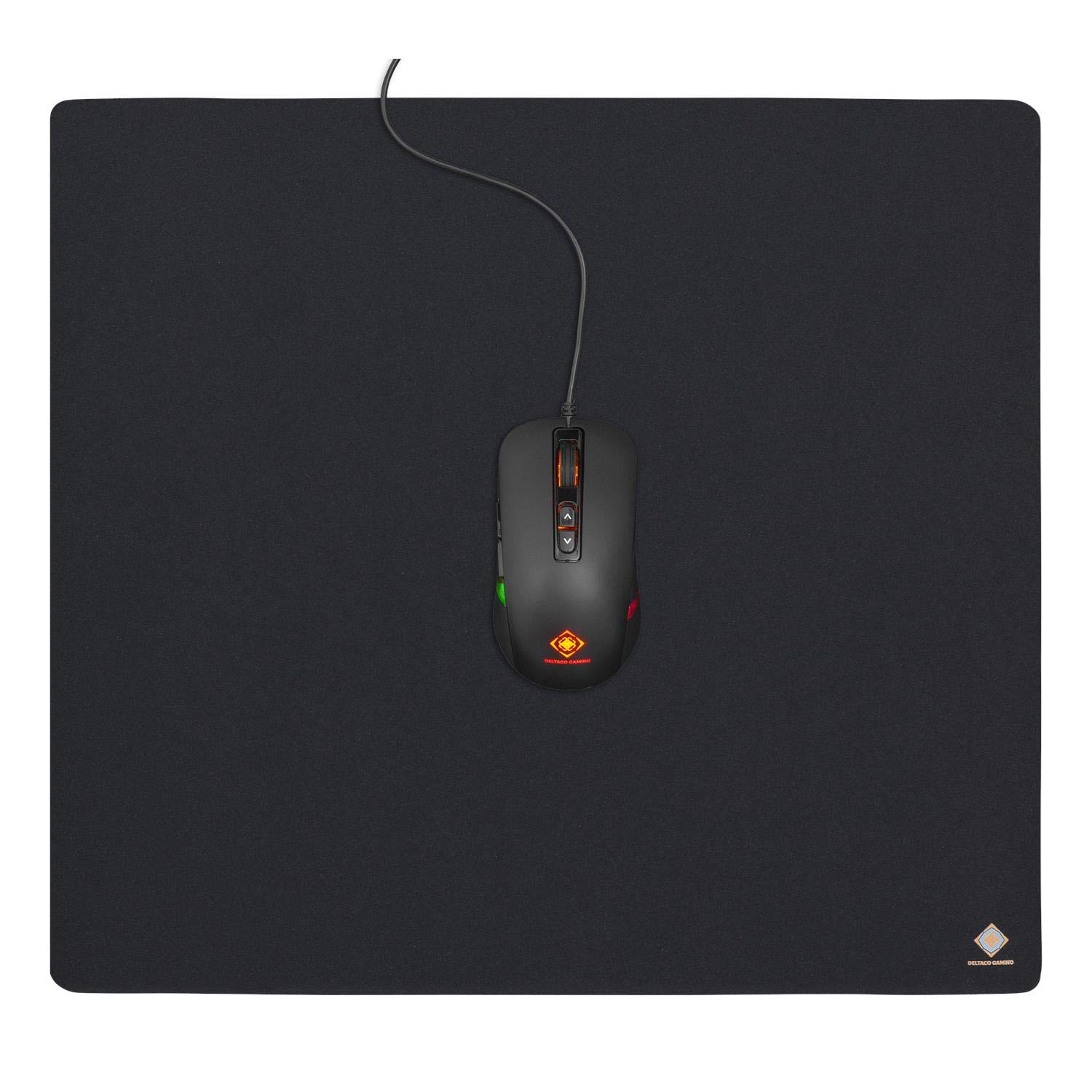 DELTACO Gaming Mouse Mat XL 45 x 40 cm SBR Rubber Cloth Coated Surface