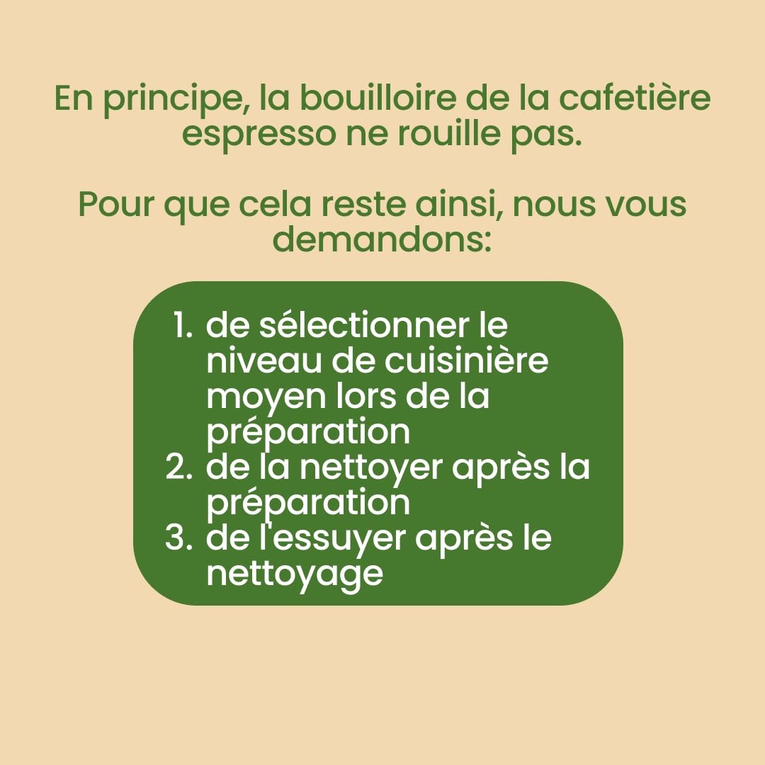 Groenenberg Cafetiere italienne induction 300ml | Cafetière italienne en acier inox avec filtre réducteur I Moka pour jusqu'à 6 tasses d'espresso