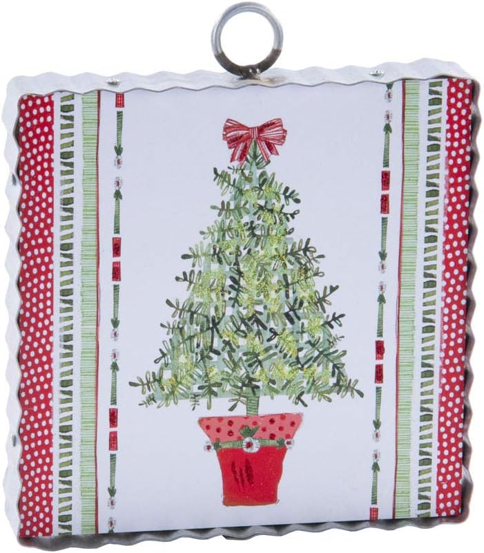 The Round Top Collection - Mini Merry Tree - Metal & Wood