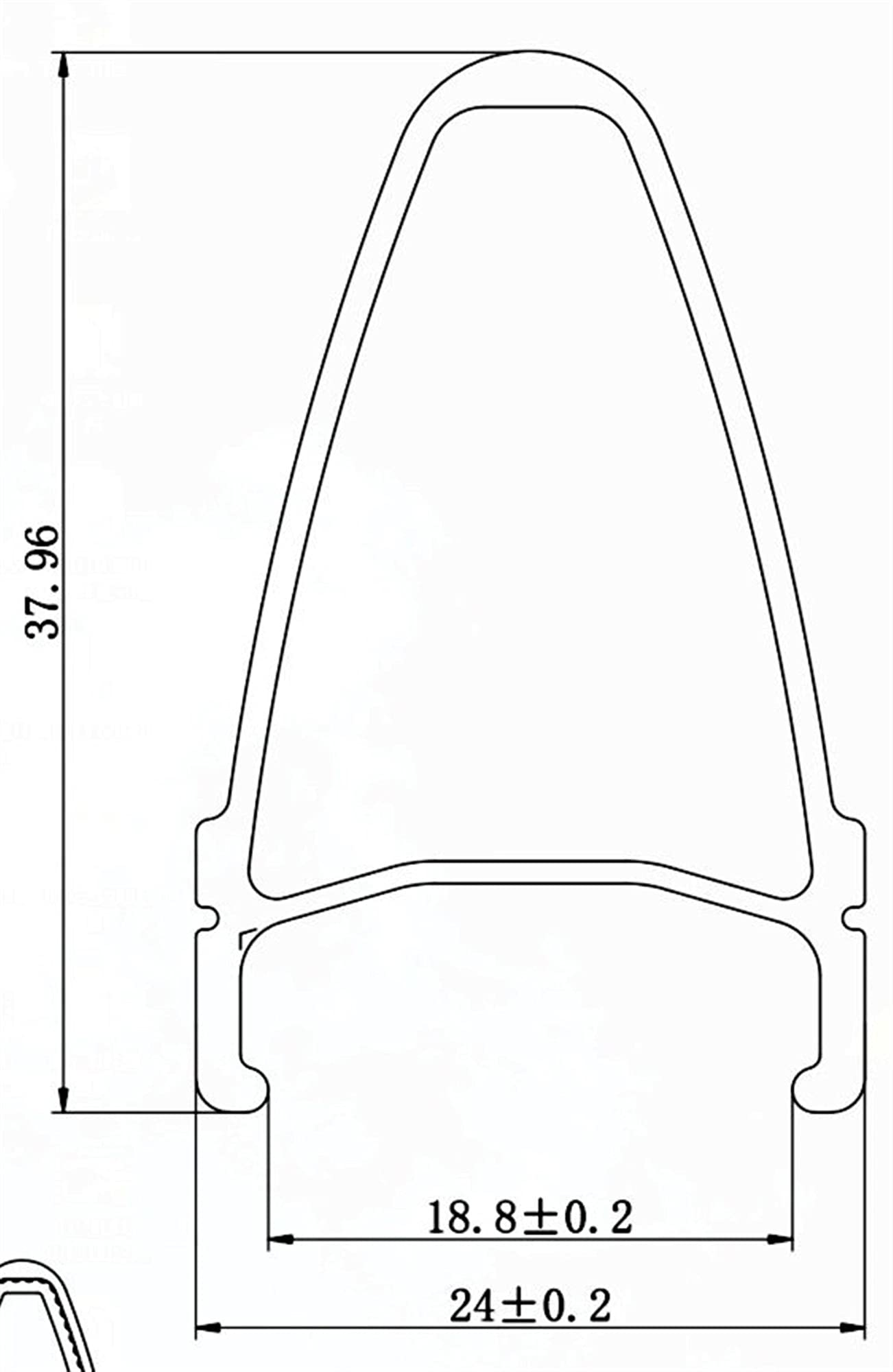 Set di Ruote per Bici da Strada 700c 40mm Leggero Cerchio in Lega di Alluminio a Doppio Strato Anteriore 20 Posteriore 24 Fori cerchione/v mozzo del Freno Ruote a sgancio rapido F