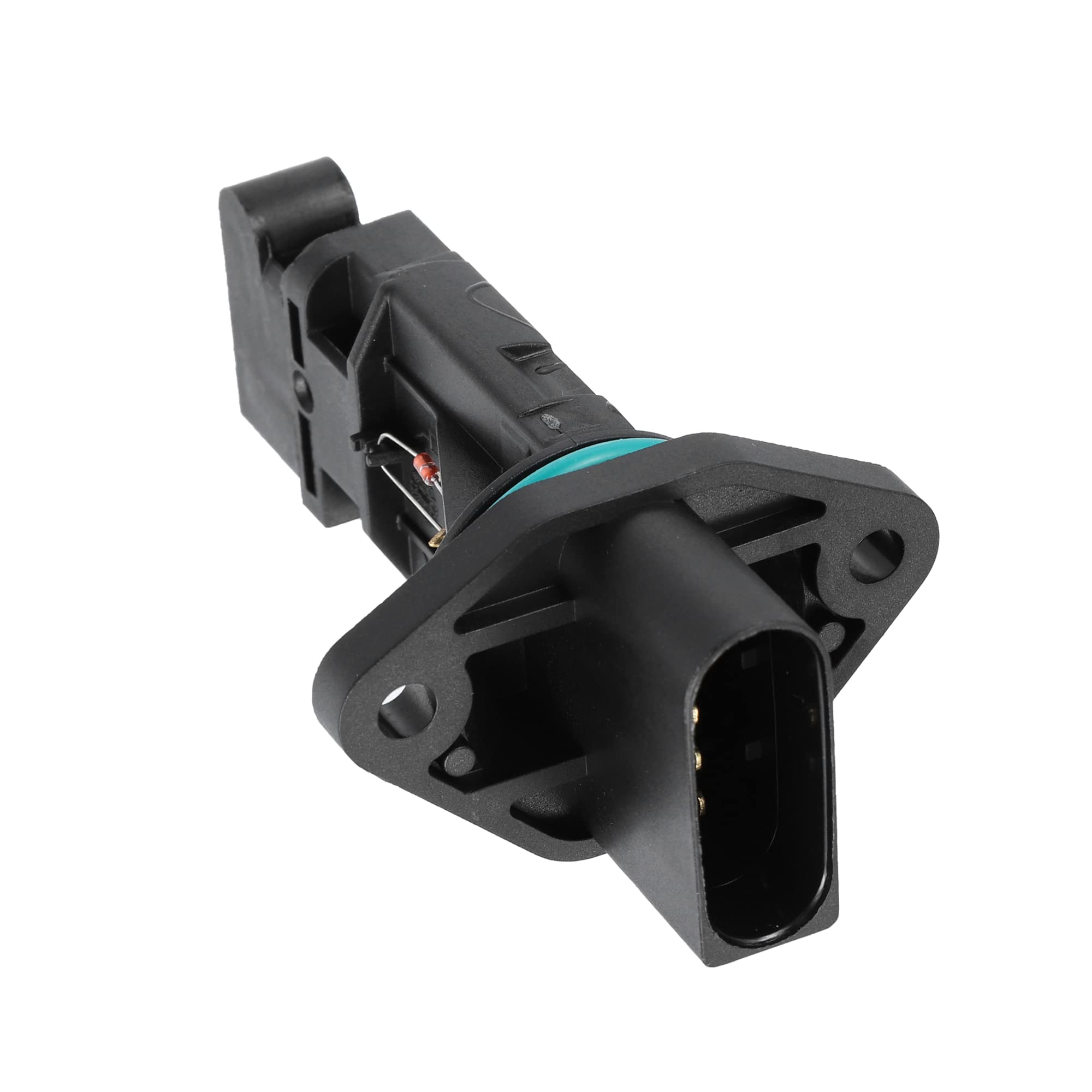 X AUTOHAUX Luftmassenmesser Für VW Transporter T4 98-03 1 Stück | 028906461, Schwarz, Kunststoff/Metall, 10.1x6cm, 5-Pin, Luftmassenmessung, Für VW T4/T5 95-09