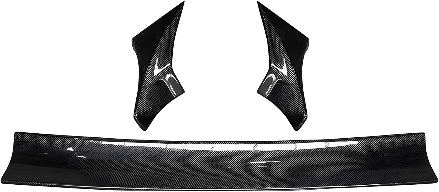 Carbon Fiber Rear Wing Spoiler Compatible with Dodge Challenger 2015–2023 Rear Trunk Lip Spoiler Wing Vehicle Body Styling Kit