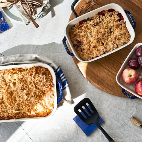 Staub - Ceramics 2-piece Rectangular Baking Dish Set - Dark Blue - Thumbnail 4