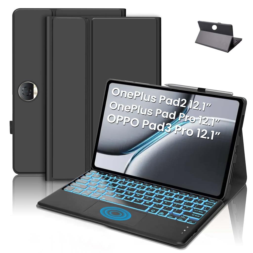 TECPHILE Keyboard Case with tablet and pen holder