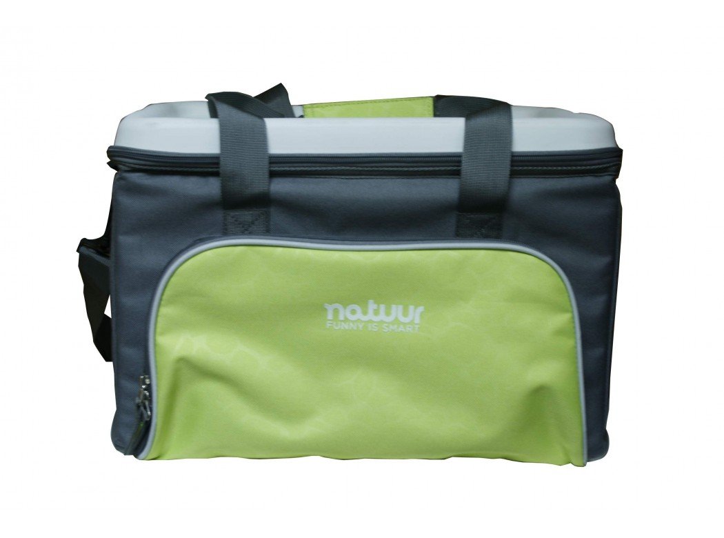 NEVERA SEMI RIGIDA VERDE/GRIS 30 LT