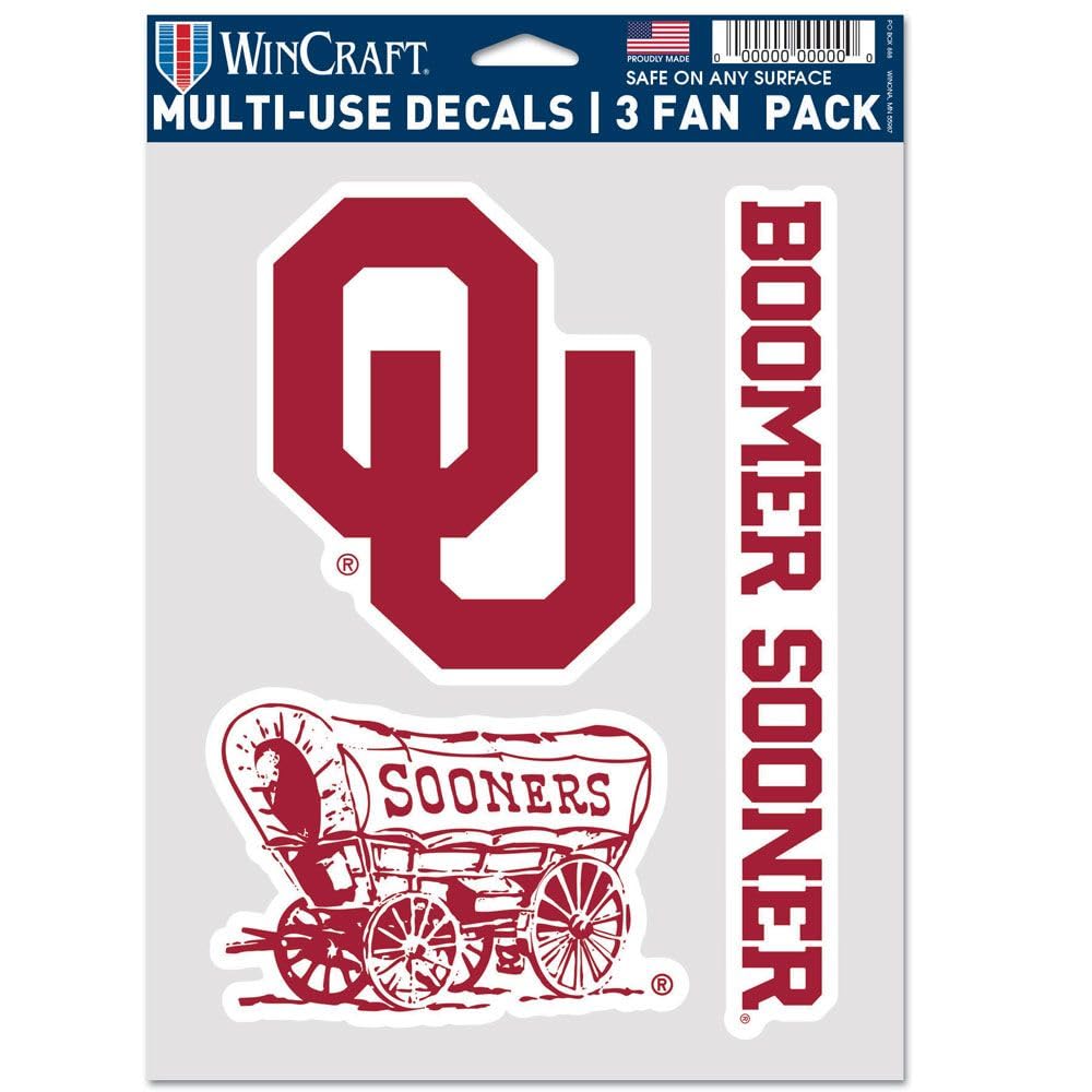 Show Your Oklahoma Pride With Wincraft's NCAA Multi-Use Decal – 3x4 Inches - View #4