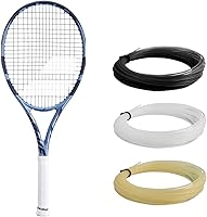 Vista 1 de Babolat Pure Drive Lite 11th Gen Tennis Racquet Strung with 16g Syn Gut at Mid-Range Tension