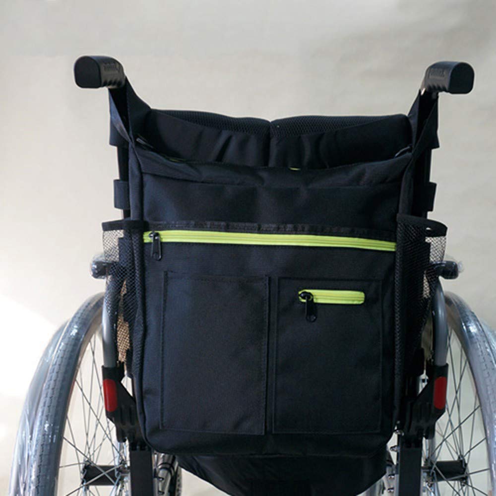 Rollstuhlrucksack-Tasche, Universal-Rucksack Gepolsterte Rücken- / Seitentasche/Rollstuhl-Aufbewahrungstasche, Aufbewahrungstasche für Artikel Und Armlehnen-Zubehör