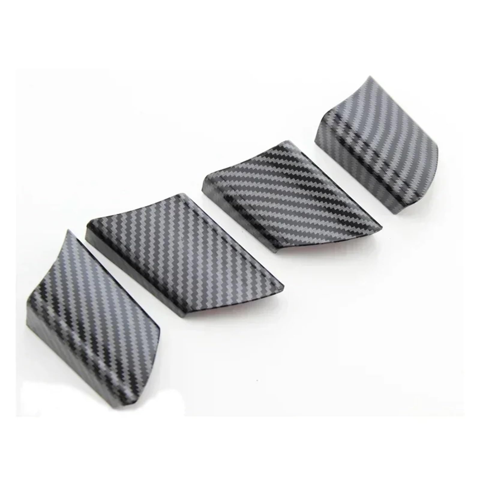 4 sztuki/zestaw nakładek na kierownicę samochodową | Compatible With VW,for Volkswagena,for Polo,2004-2007(ABS carbon fibre)
