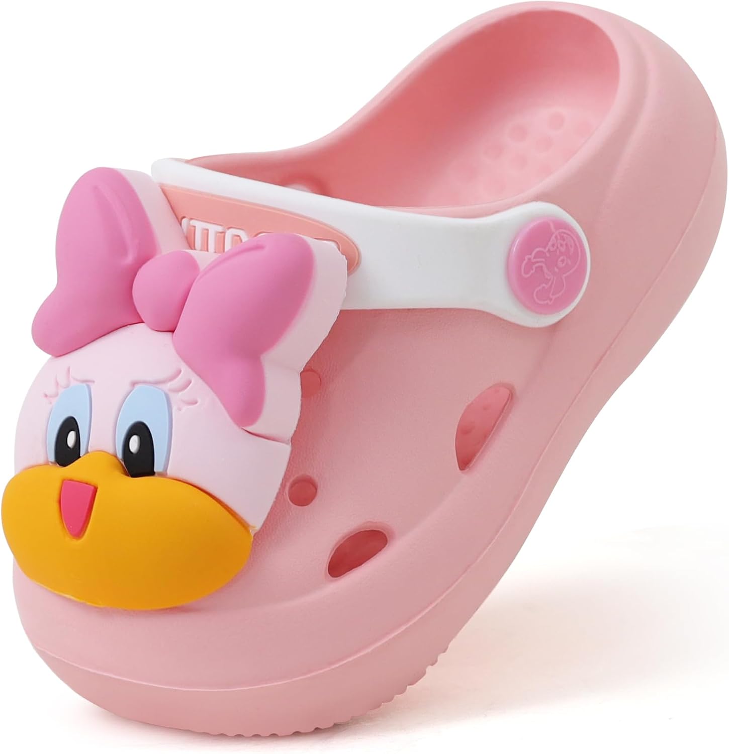 LEDINEY Toddler Girls Garden Clogs Kids Cartoon Beach Slide Sandals(Toddler/Little Kids)