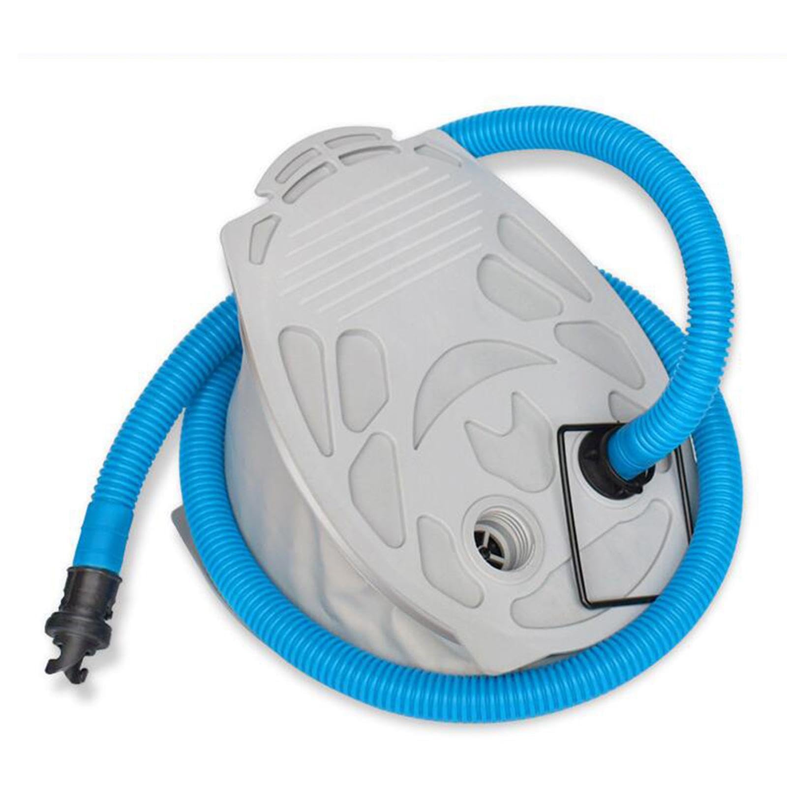 Pompa a pedale compatta ad pressione a soffietto per gommoni e adattatore per palloncini, pompa pedale soffietto per gonfiaggio, barche, portatile per gommoni, materassino gonfiabile