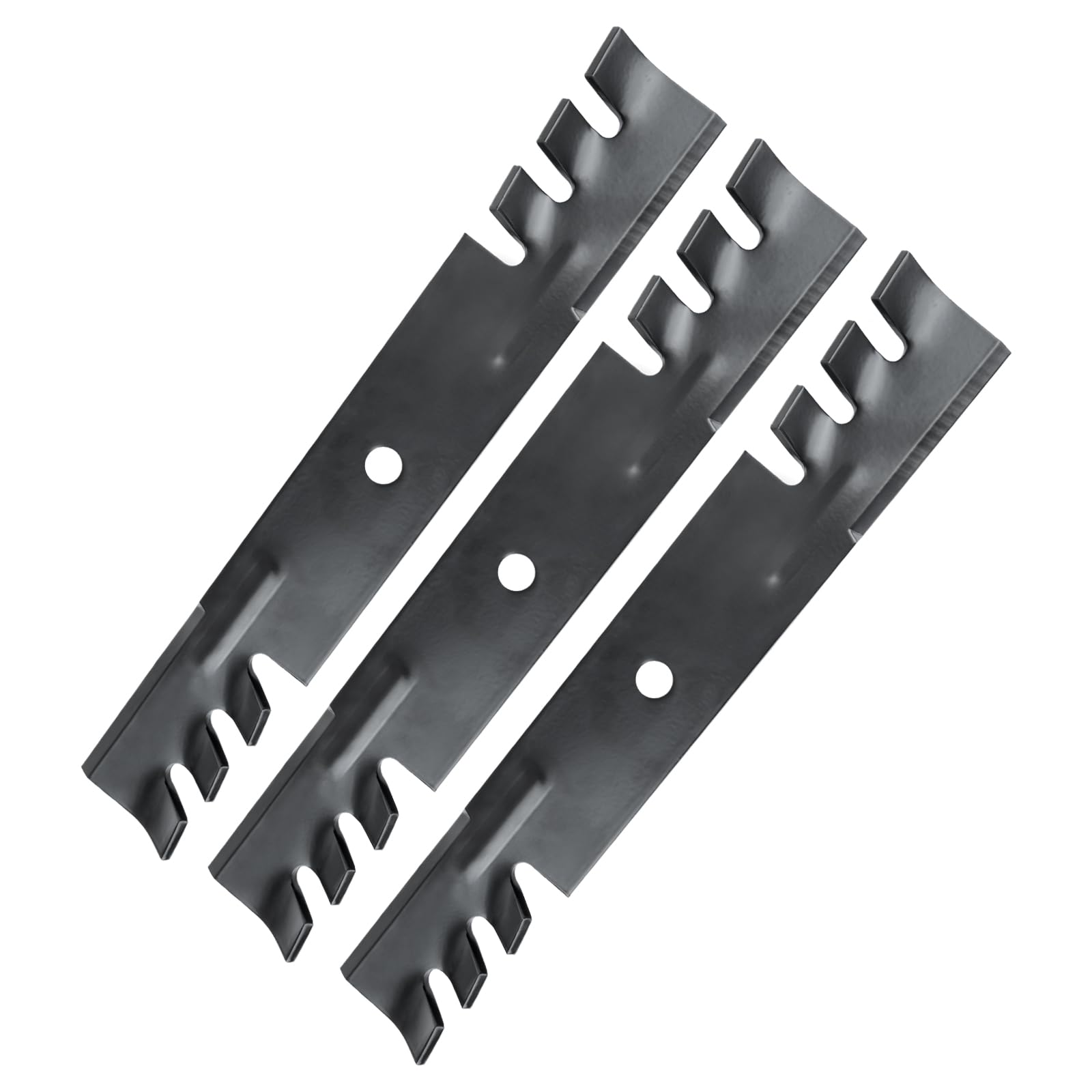 5020843 - Cuchillas de cortacésped compatibles con Ferris 5101986, Ex Mark 1520843 103-2527, A riens 4919100, Bobcat 112111-01 - Cuchillas dentadas para cortacésped Gravely Simplicity Snapper de 48