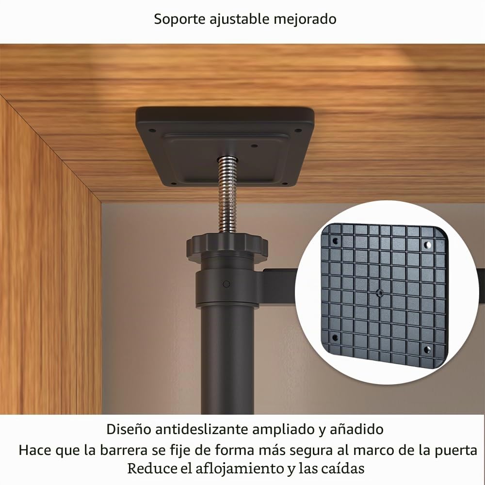 unipaws Puerta extra alta para gatos de 75 pulgadas de alto, cierre automático y sin perforaciones, puerta de seguridad para puerta, pasillo, escaleras, a prueba de perros y gatos, apto para apertura