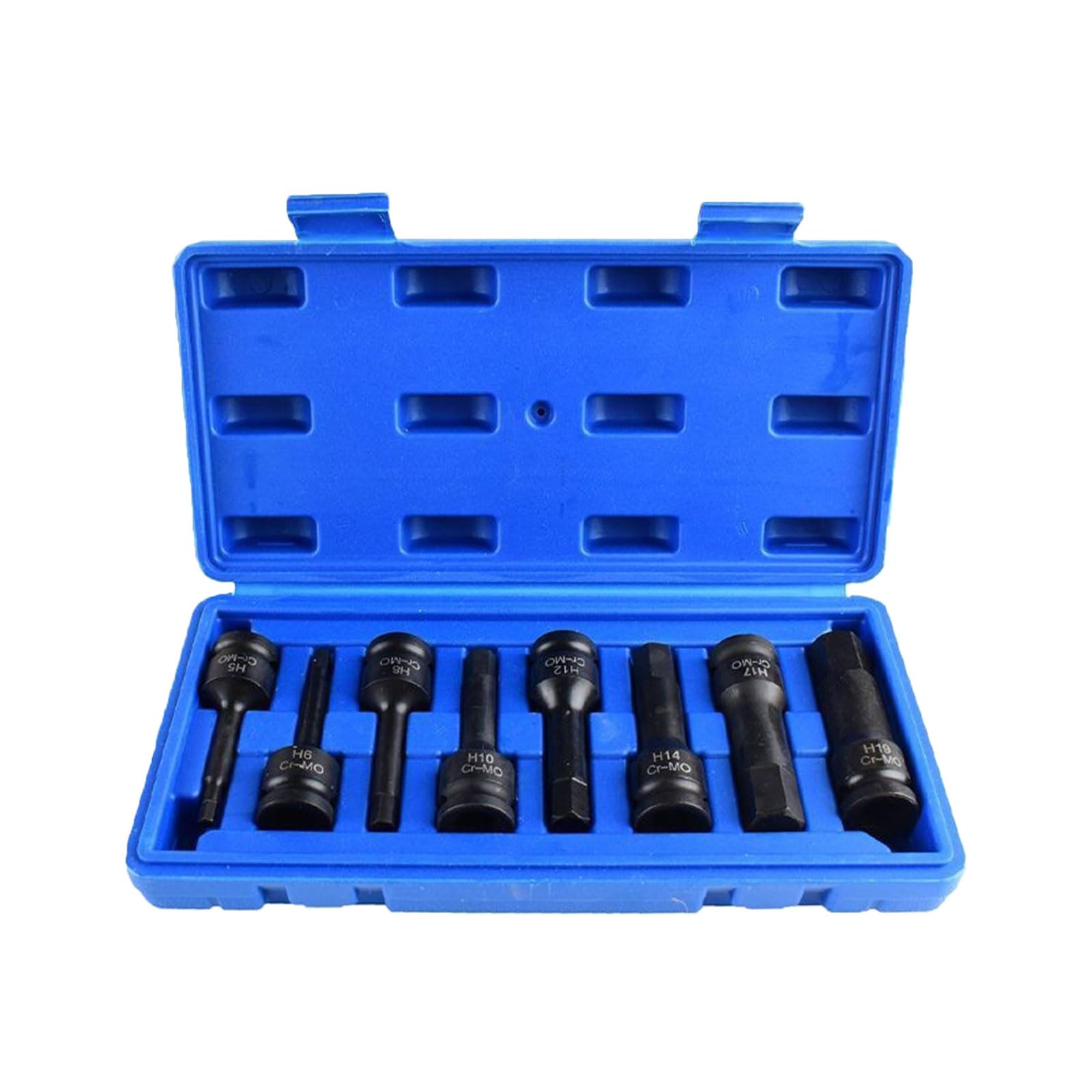 YHAILI Professional H Type Hexagon Driver Bit High Strength 1/2inch Pneumatic Wrench Drive Impacts Socket For Electrics air
