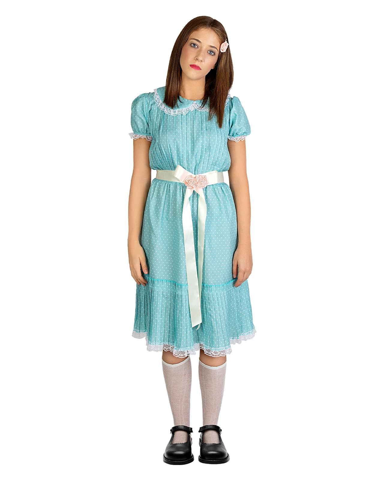 Funidelia Offizielles The Shining-Kostüm für Damen, Inklusive Kleid, Socken, Haarschmuck - Verkleidung für Erwachsene für Partys, Karneval und Halloween