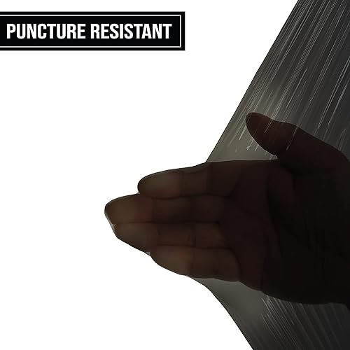 Miniatura 10 de 8NET - Rollos de película de plástico de 18 pulgadas x 1,500 pies, color verde de calibre 80 resistente para embalaje, mudanza y embalaje, 4 rollos