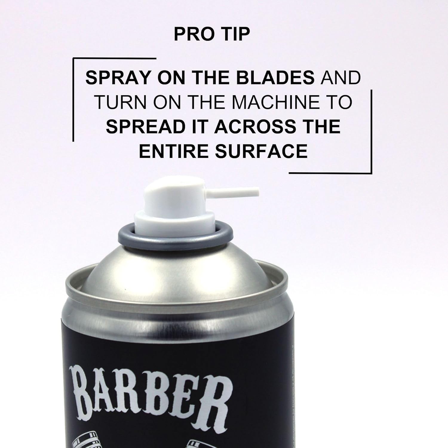 Beardburys Clipper Cleaning Spray 5 w 1 – Profesjonalny spray do pielęgnacji maszynek i trymerów: dezynfekcja, smarowanie, chłodzenie oraz ochrona przed rdzą – Spray higieniczny dla barberów, 400ml