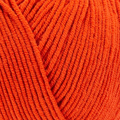 Image of YarnArt Genius Soft Cotton Acrylic Blend Yarn - Amigurumi, Crochet and Knitting -%55 Cotton-45% Acrylic, Craft Yarn for Kids and Adults Garments, Baby Items and Accessories, 174 yds / 50 g