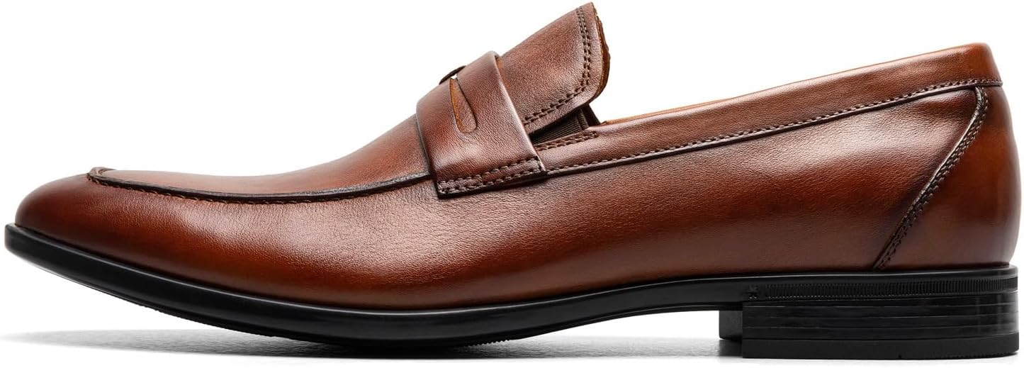 Florsheim Zaffiro Moc Toe Penny Loafer Mens Slip On 11 2E US Cognac