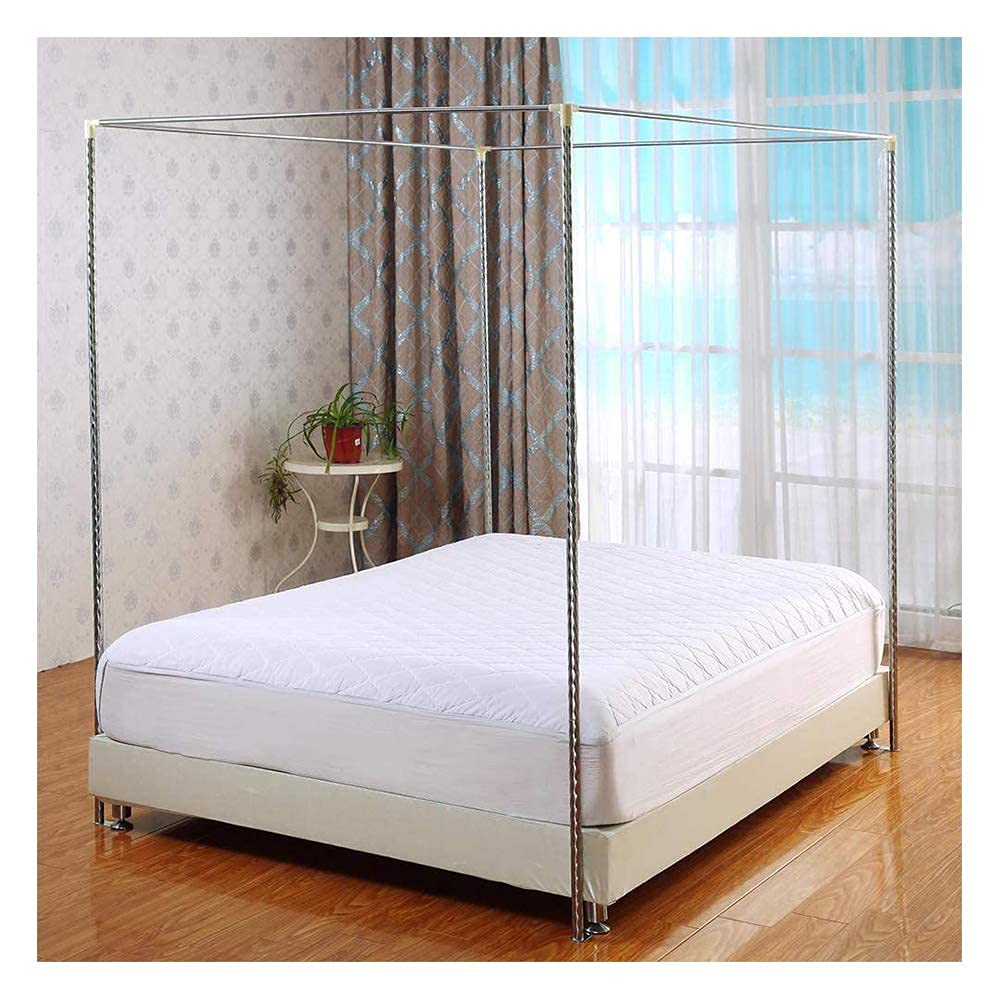 Stainless Steel Canopy Bed Frame, Mosquito Netting Canopies Frame Canopy Bed Netting Frame Metal for Twin/Full/Queen/California King/King Size,22mm,1.35×2m bed