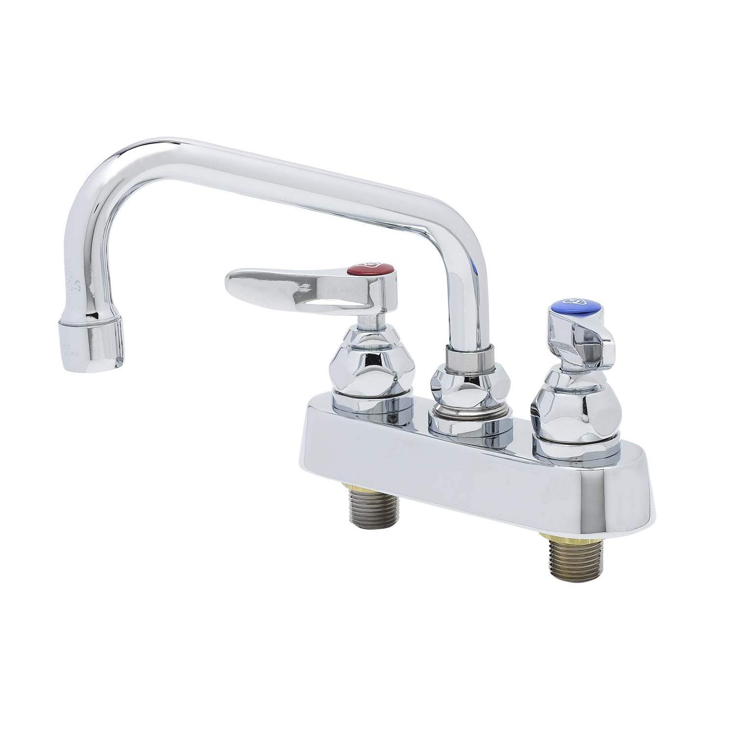 TS Brass B-1110 - Grifo para mesa de trabajo, cromado