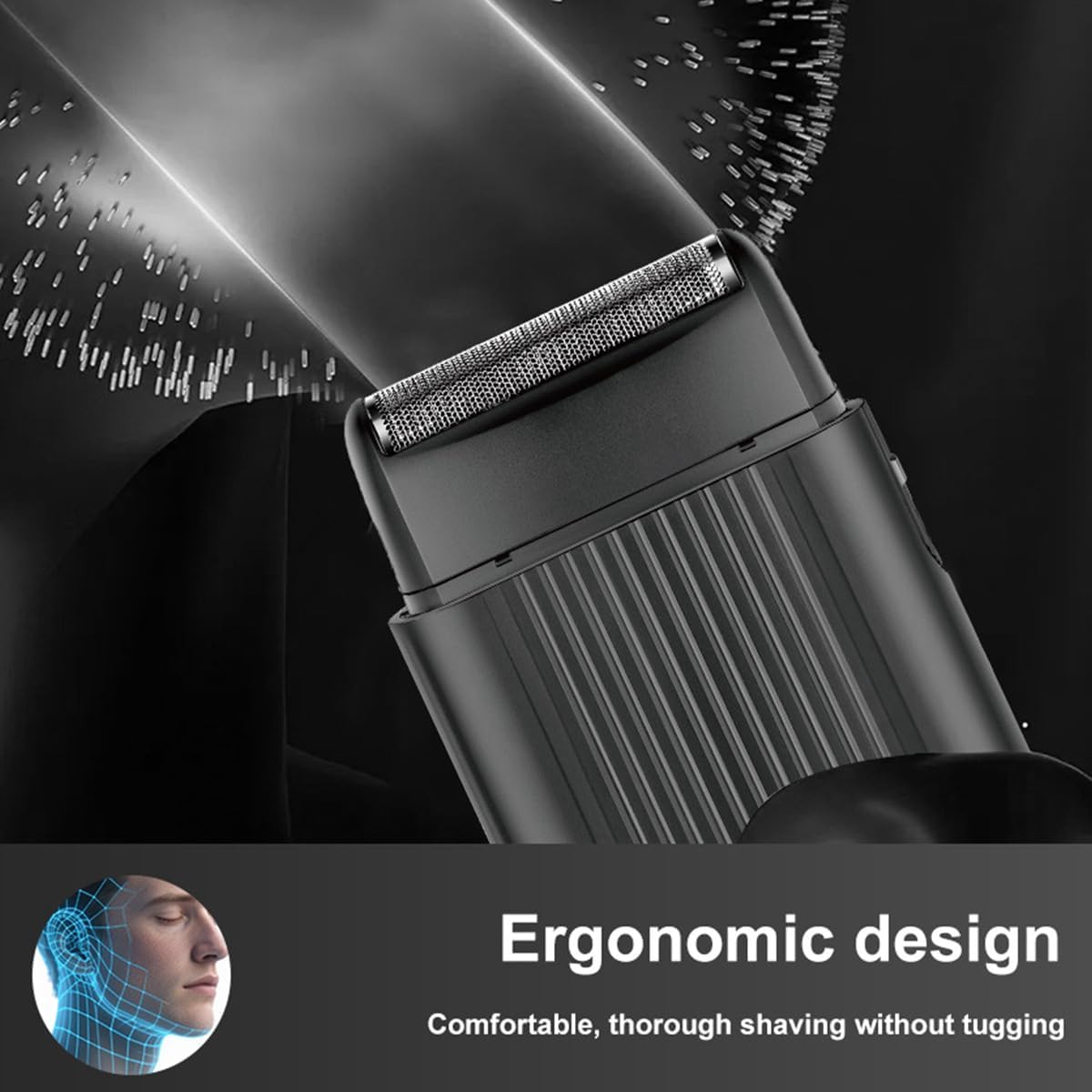 Foil Shavers for Men, Electric Razor Cordless Waterproof Wet Dry Use, LED Display Rechargeable