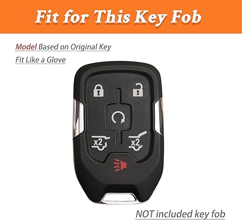 Miniatura 2 de Funda para llavero GMC  Funda de TPU suave para llavero, protector para Chevy GMC Acadia Terrain Yukon Chevrolet Suburban Tahoe Smart Remote sin