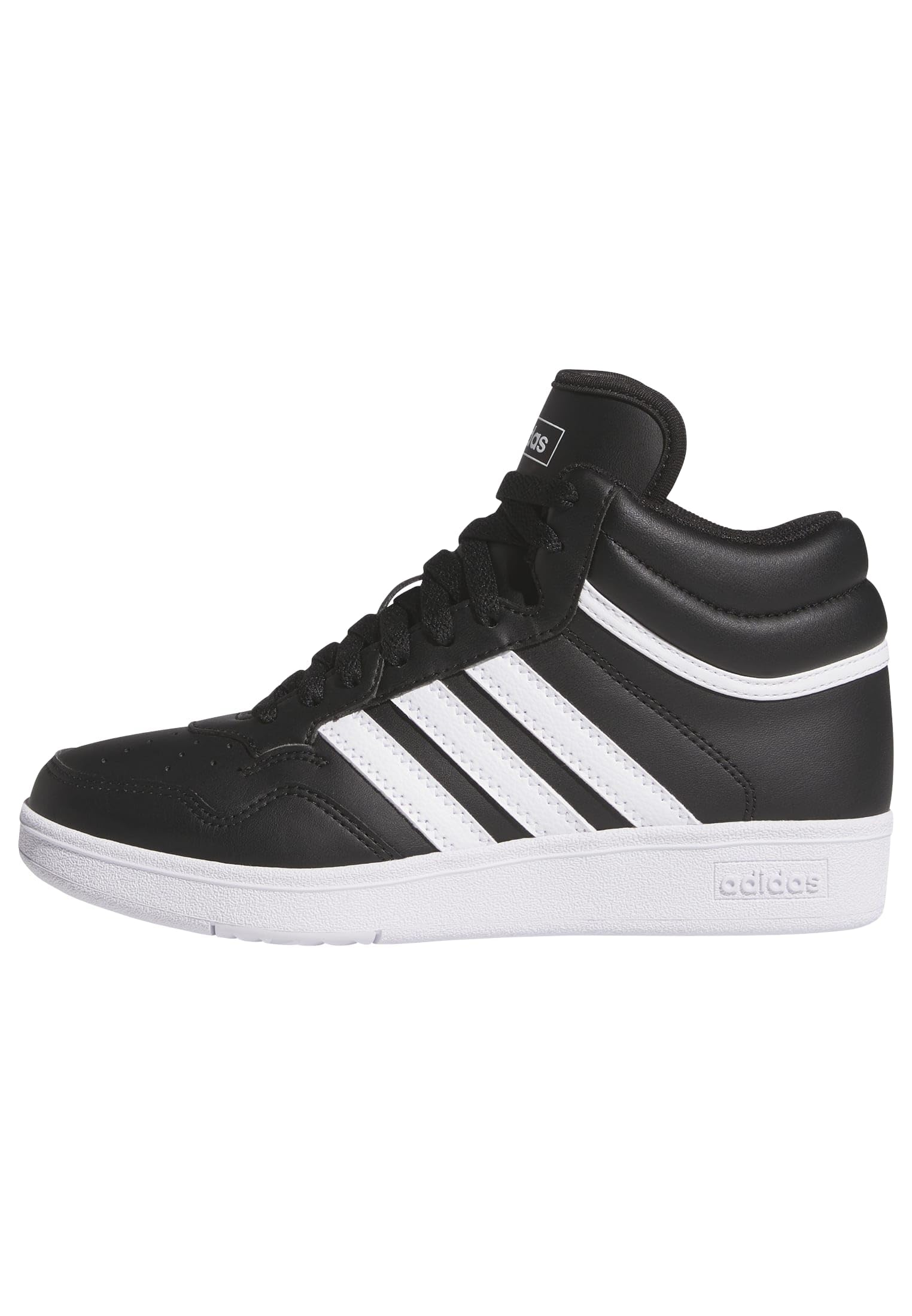 adidas Unisex Kids Hoops 4.0 MID Shoes, Core Black/Cloud White/Core Black, 3.5 UK