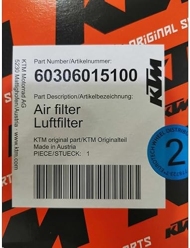 Miniatura 2 de NUEVO FILTRO DE AIRE OEM KTM 60706015000