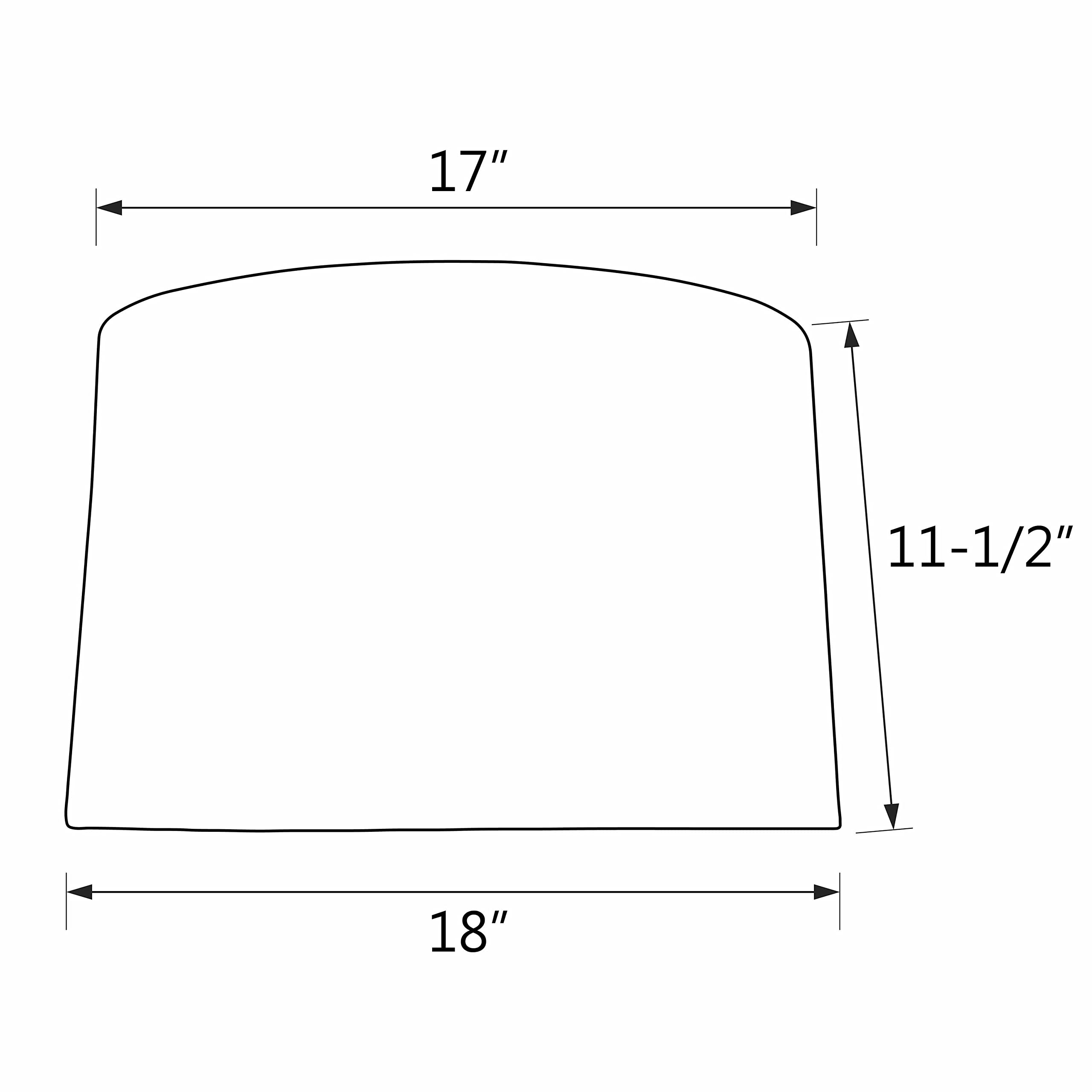 Aspen Creative 32252 Transitional Hardback Empire Shaped Construction Black, 18" Wide (17" x 18" x 11 1/2") Spider LAMP Shade, 11-1/2"