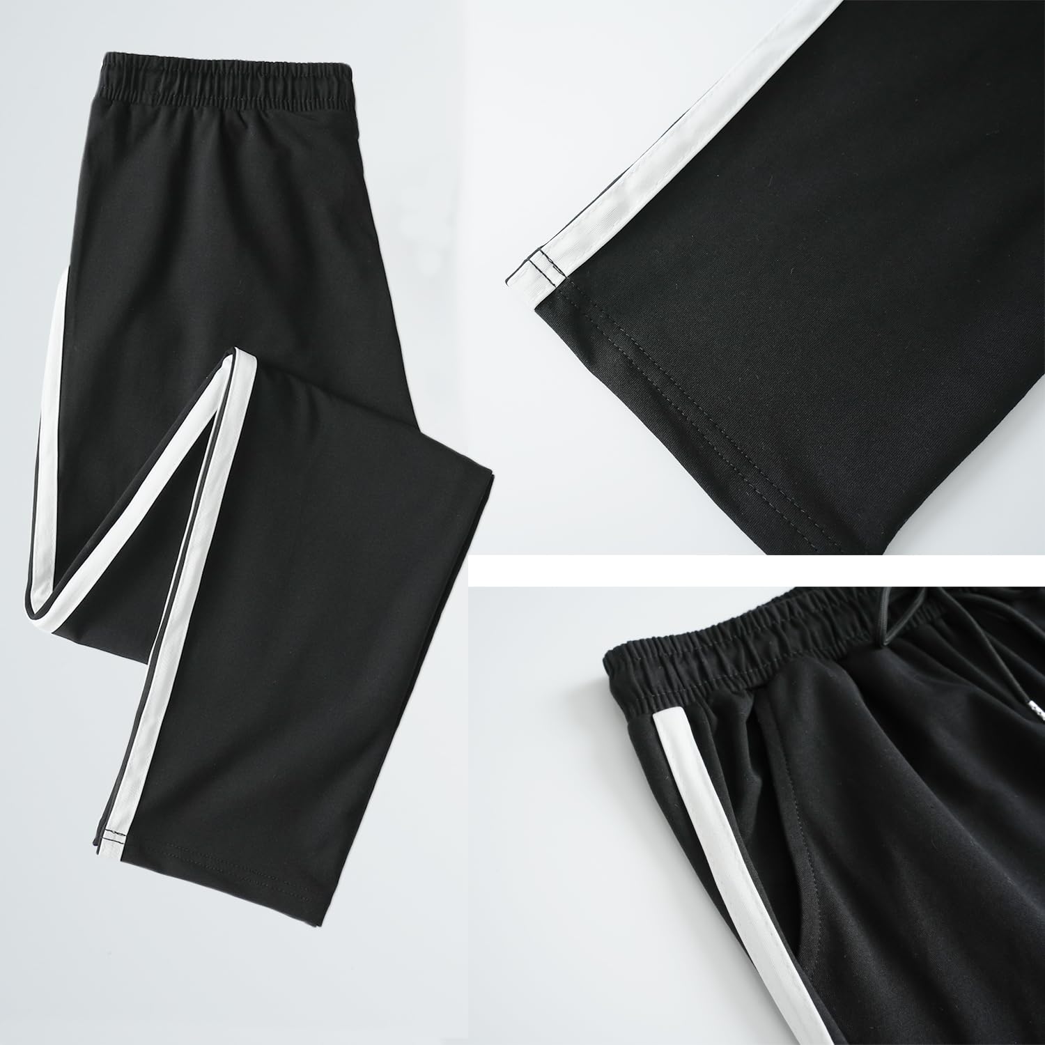 FGFD&OU Pantaloni Sportivi Uomo in Cotone Pantaloni da Jogging Palestra Joggers Pantaloni Slim Fit con Elastico Pantaloni Lunghi da Tuta per Running Fitness