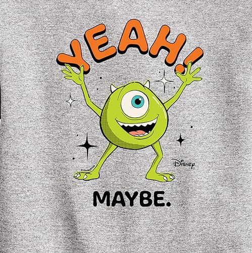 Disney - Monsters Inc. - Mike Yeah Maybe - Toddler & Youth Crewneck Fleece Sweatshirt3