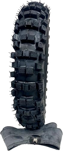 Dirtbike 90100-14 - Neumático y tubo para motocross Trail Dirt Mud 90 100 14