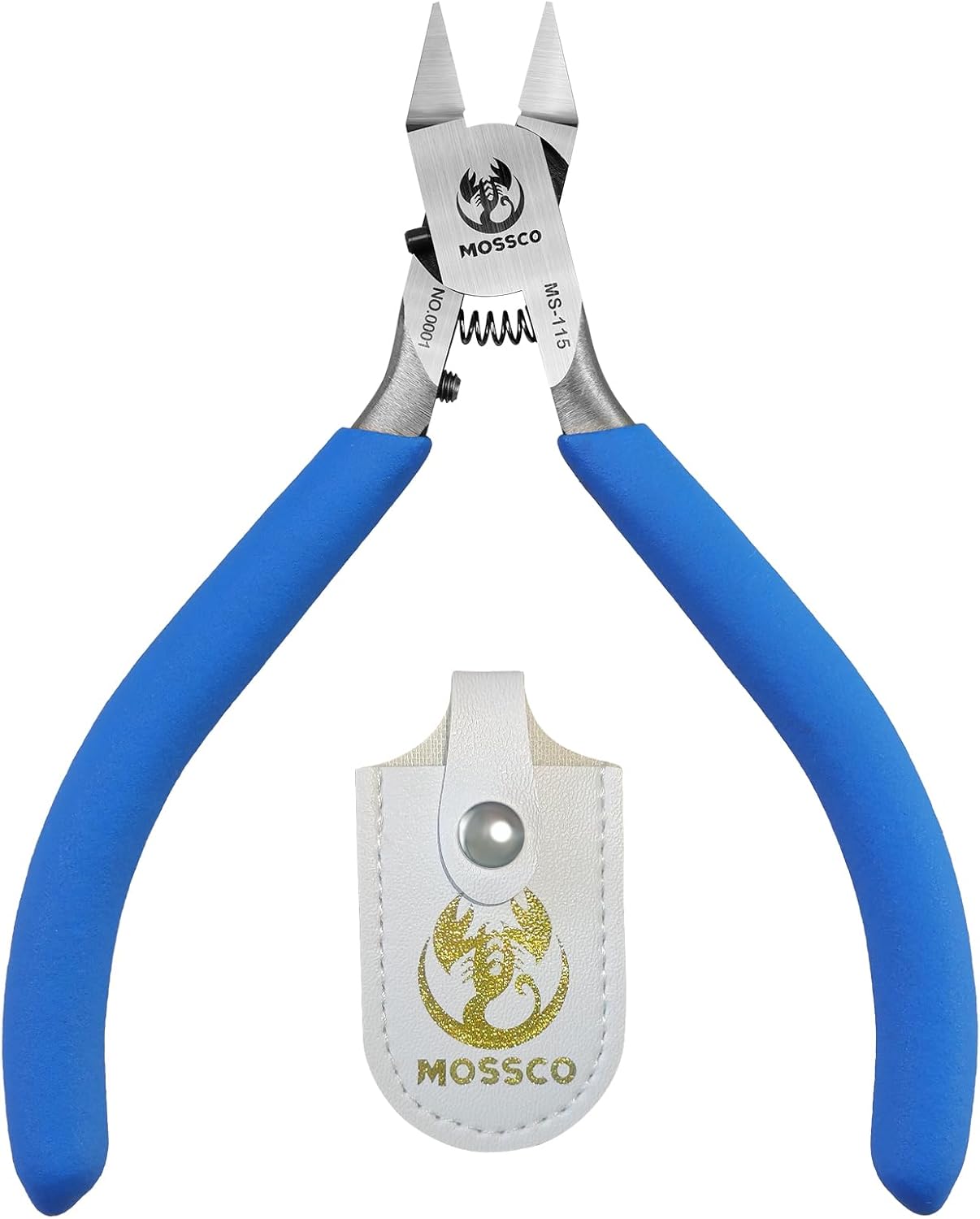 Model Nippers, 4.6-Inch Ultra-Thin Single-Blade Sprue Cutter with Spring-Loaded Non-Slip Grip for Beginner Plastic Model Kits