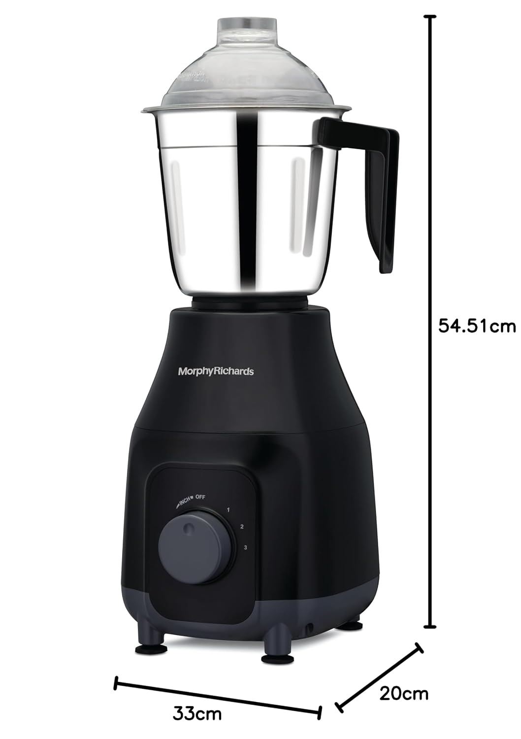 Dimensions of Morphy Richards Tetragrind 750W Mixer Grinder