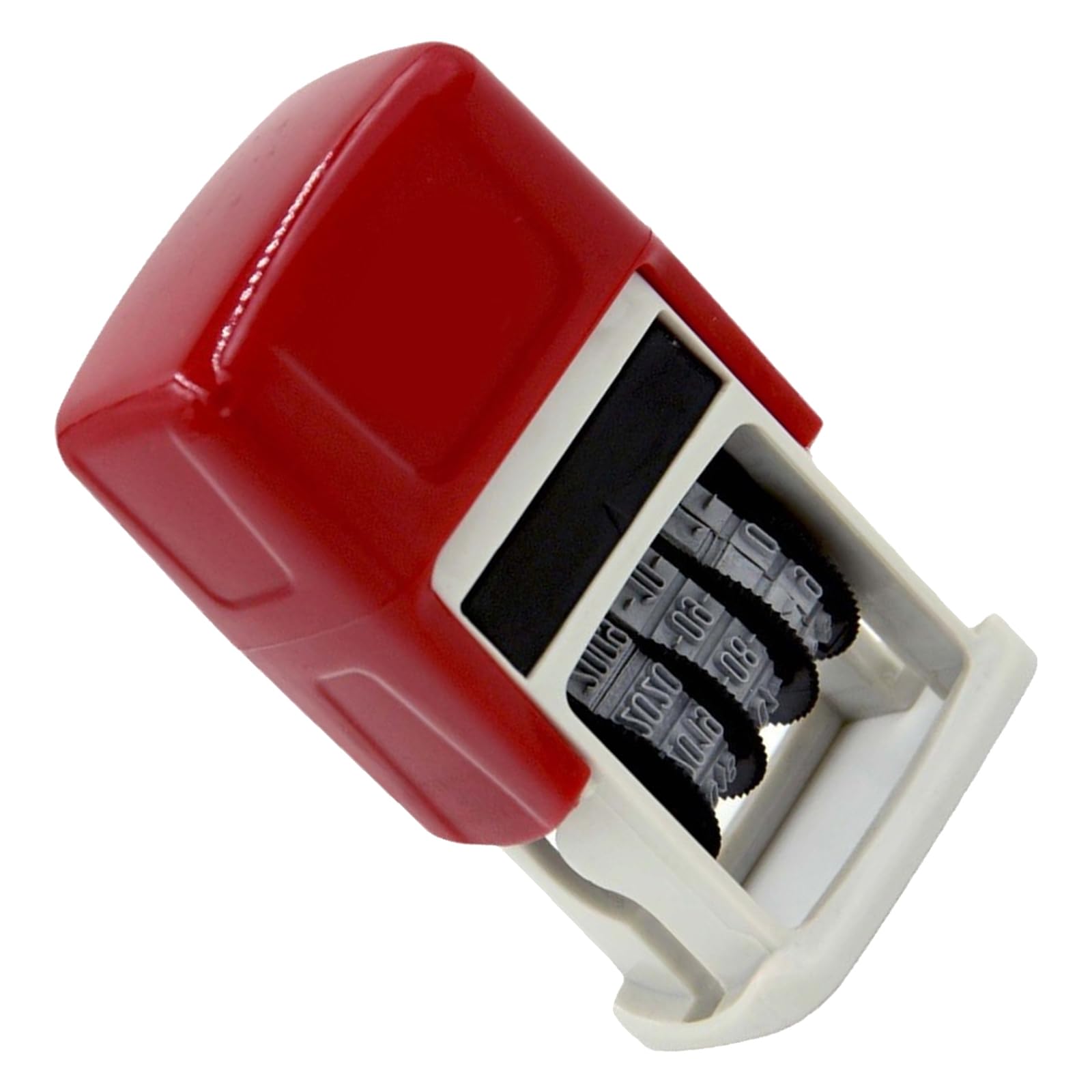Multifunction English Date Stamp Adjustable Rubber Stamp Line Dater Number Roller Scrapbooking Date
