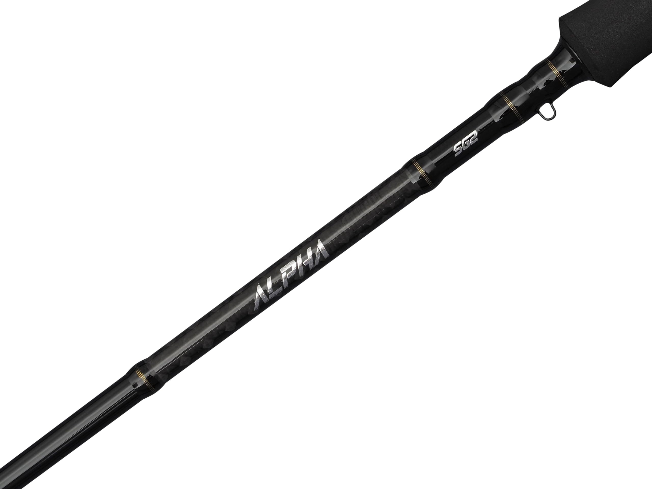 Savage Gear Alpha SG2 Jerkbait Baitcasting Canne à Lancer Alpha | Canne à Lancer pour Poissons prédateurs d'eau Douce, s et Gros Poissons | Blank en Carbone 24+30T | Options Multiples